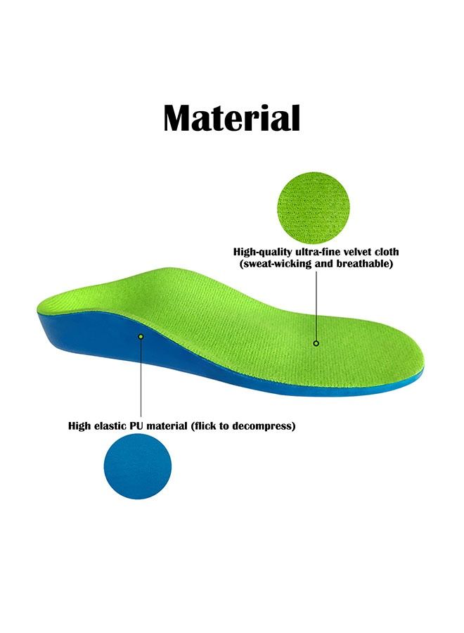 زي سي إم - هابي 2 زوج دعم القدم المسطحة للأطفال، نعال تقويم العظام للأطفال لصحة قدم الأطفال، نعال تقويم للطفل - Image 4