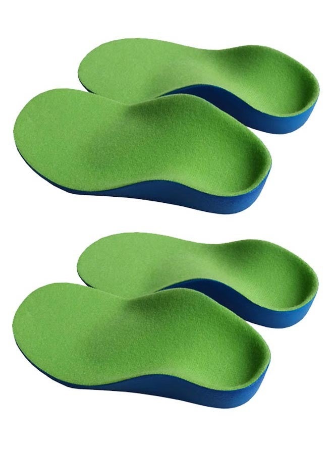 زي سي إم - هابي 2 زوج دعم القدم المسطحة للأطفال، نعال تقويم العظام للأطفال لصحة قدم الأطفال، نعال تقويم للطفل - Image 1