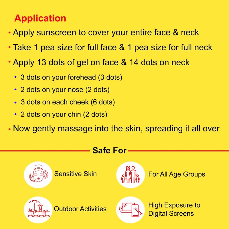 Regaliz Sunscreen For All Skin Type Sportz Physical Zero Chemical Sunscreen For Skin Type Gel Advanced Spf 50 Protection Against Uv Blue Light And Pollution - Image 5