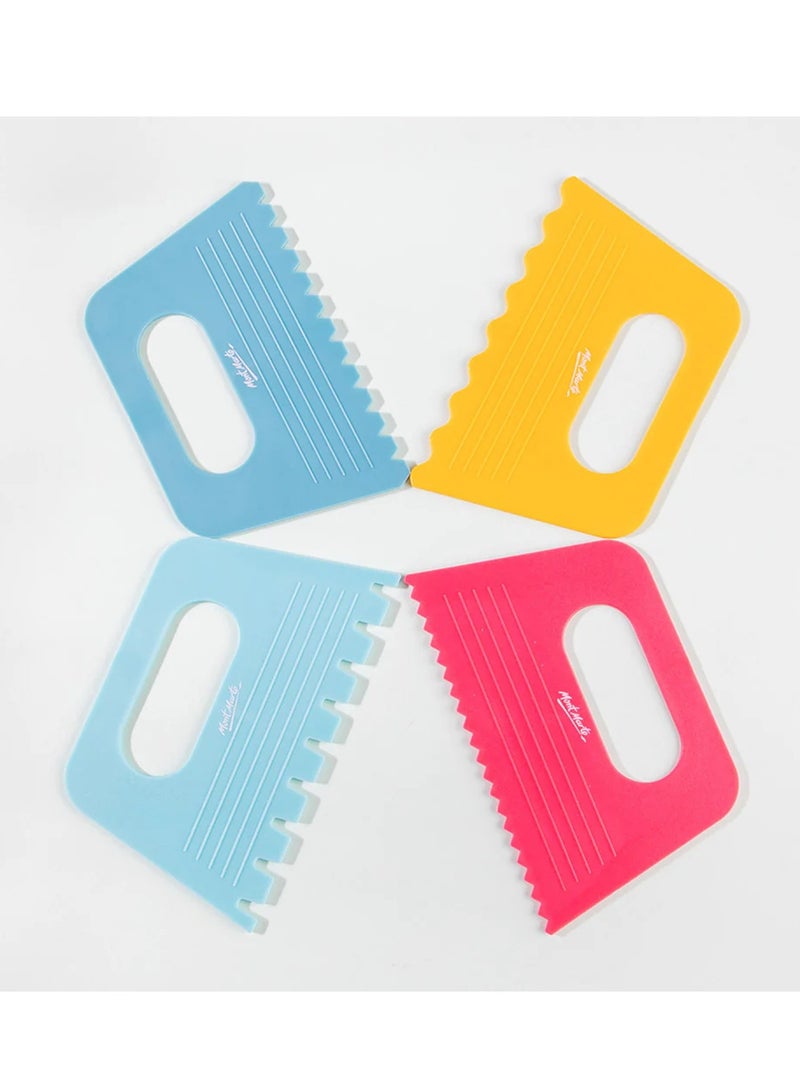 Mont Marte مشط بتصميم مميز من 4 قطع لمشاريع الفن - Image 2