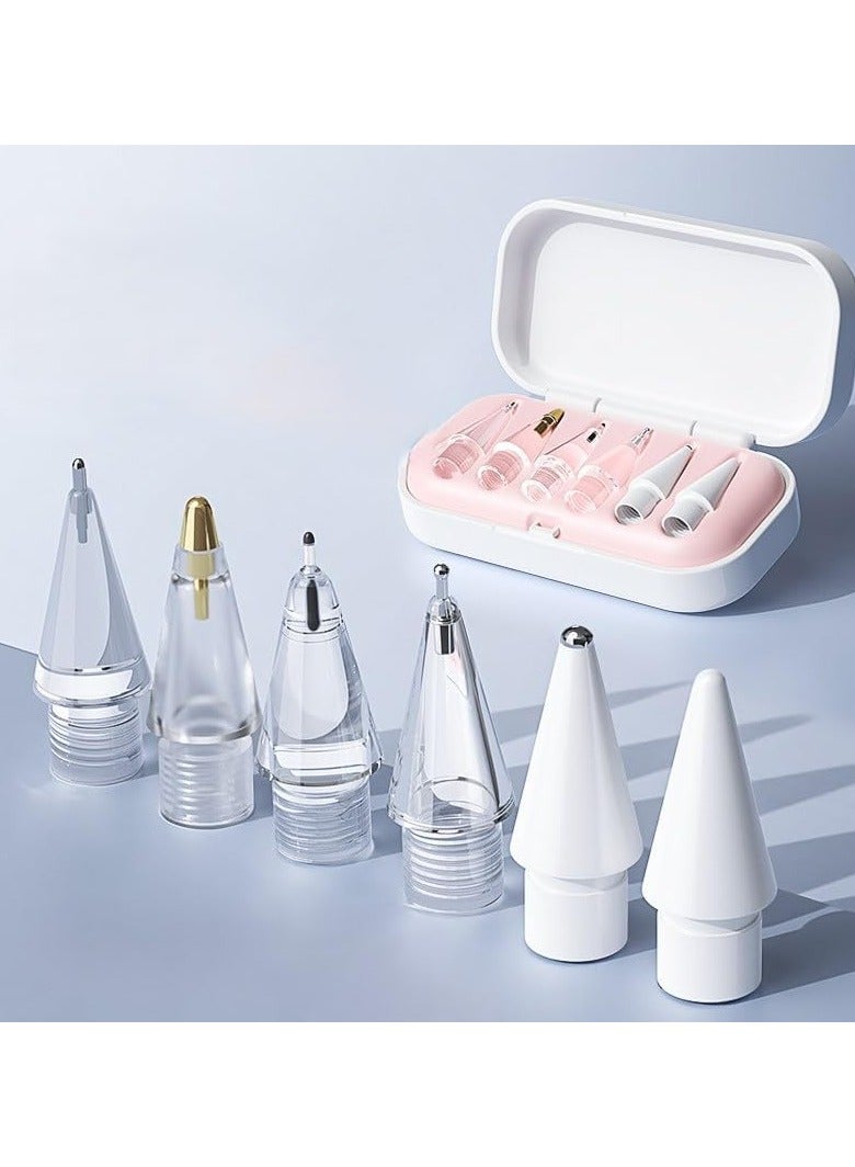 Bukela Replacement Pencil Tips for Apple Pencil Pro,Upgraded Pencil Tips fit for Apple 2nd 1st Gen USB-C,and Logitech Crayon Digital Pencil,Needle Pencil Tips with Case,IPad Pro Pencil Sets - Image 1