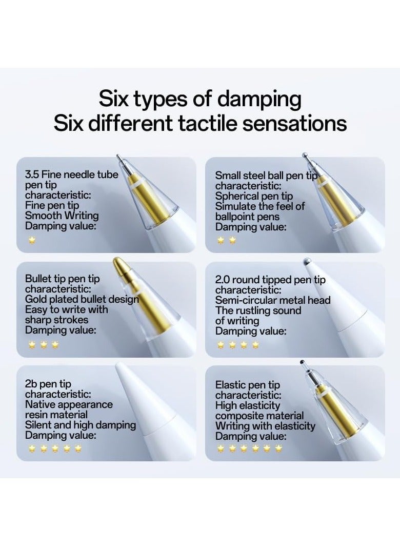 Bukela Replacement Pencil Tips for Apple Pencil Pro,Upgraded Pencil Tips fit for Apple 2nd 1st Gen USB-C,and Logitech Crayon Digital Pencil,Needle Pencil Tips with Case,IPad Pro Pencil Sets - Image 4