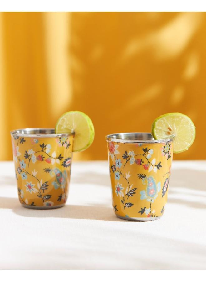 Chumbak Pixel Paisley Tumbler Set Small, 250ml - Image 1