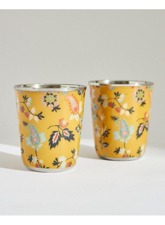 Chumbak Pixel Paisley Tumbler Set Small, 250ml - Image 2