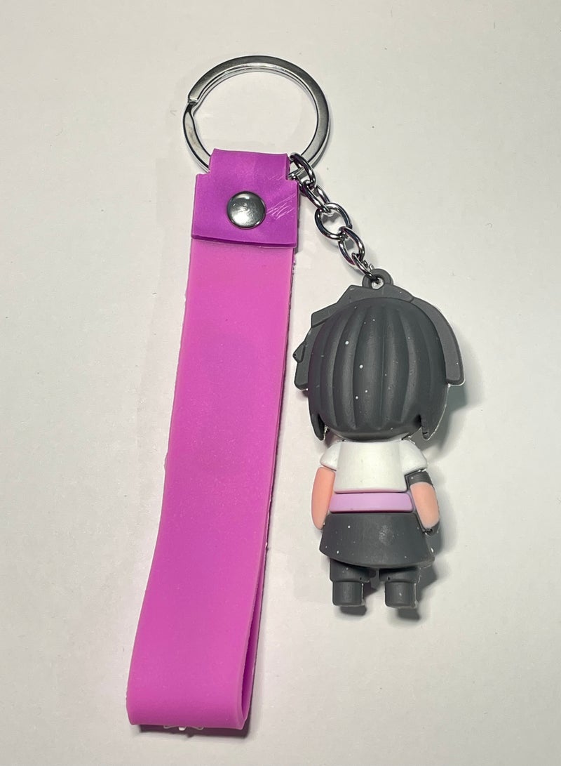 ميدالية مفاتيح كرتونية مميزة اكسسوار مميز سلسلة مفاتيح بتصميم شحصية أنمي ناروتو مع شريط يتناسب مع مفاتيح السيارة والمحفظة والحقيبة هدية رائعة وجميلة - Image 4