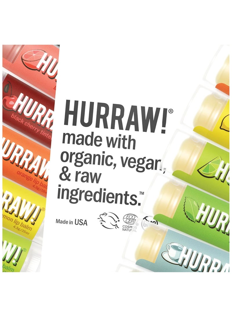 Hurraw! Vanilla Bean Lip Balm: Organic, Certified Vegan, Cruelty and Gluten Free. Non-GMO, 100% Natural Ingredients. Bee, Shea, Soy and Palm Free. Made in USA - Image 4
