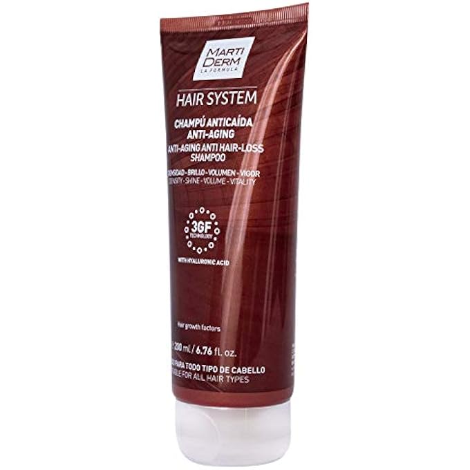 Martiderm HAIR SYSTEM ANTISEBUM ANTI HAIR-LOSS SHAMPOO, 200 MILLILITERS - Image 3