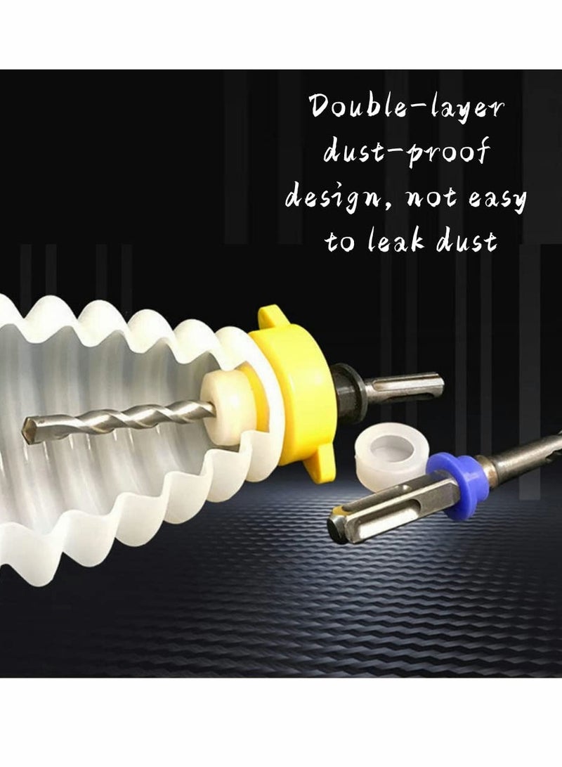 Excefore Electric Hammer Dust Cover, Electric Hammer Bit Dust Collector Lengthened Flexible Impact Drill, Dust Cover Dustproof Durable - Image 4