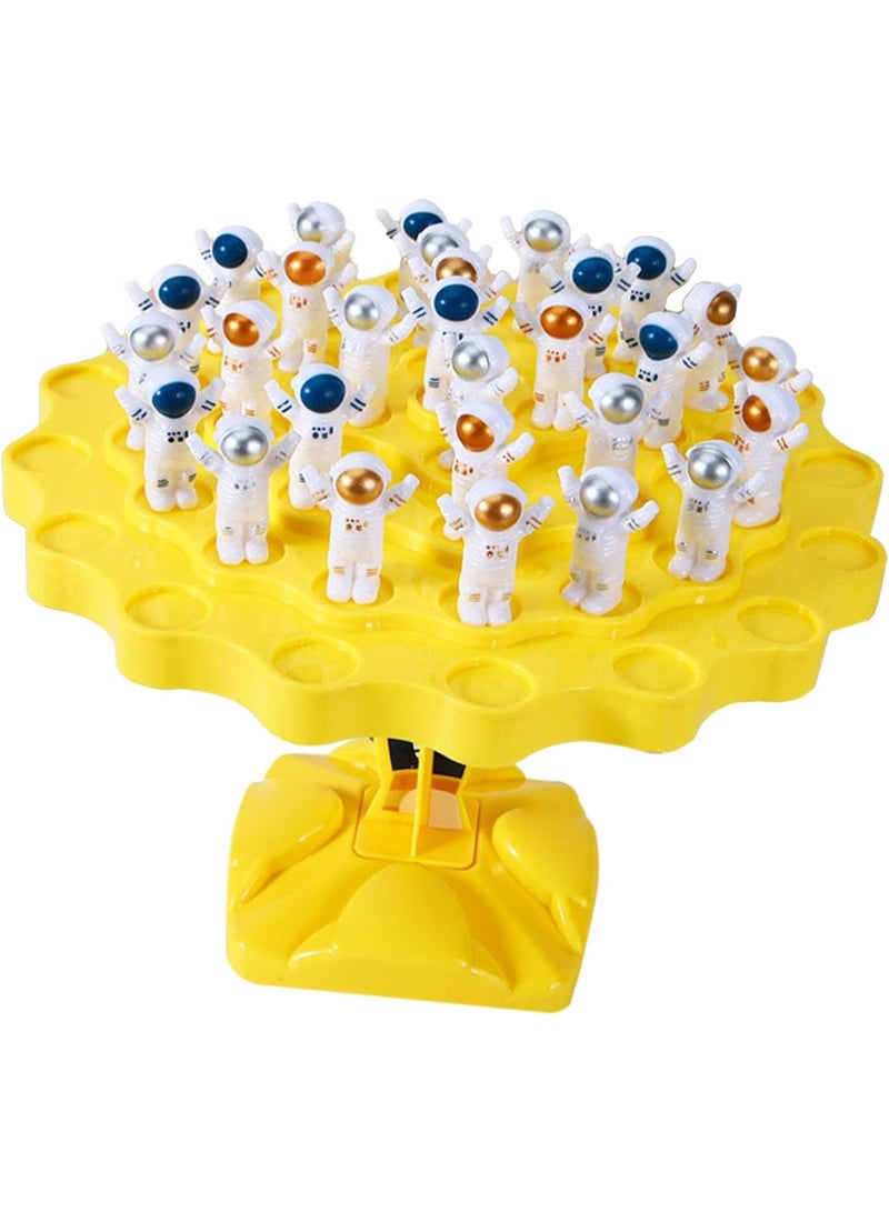 Balance Tree Game with Astronaut Figures, Stacking Tree Puzzle Toy, Kids Educational Balance Game, Parent-Child Interactive Board Game