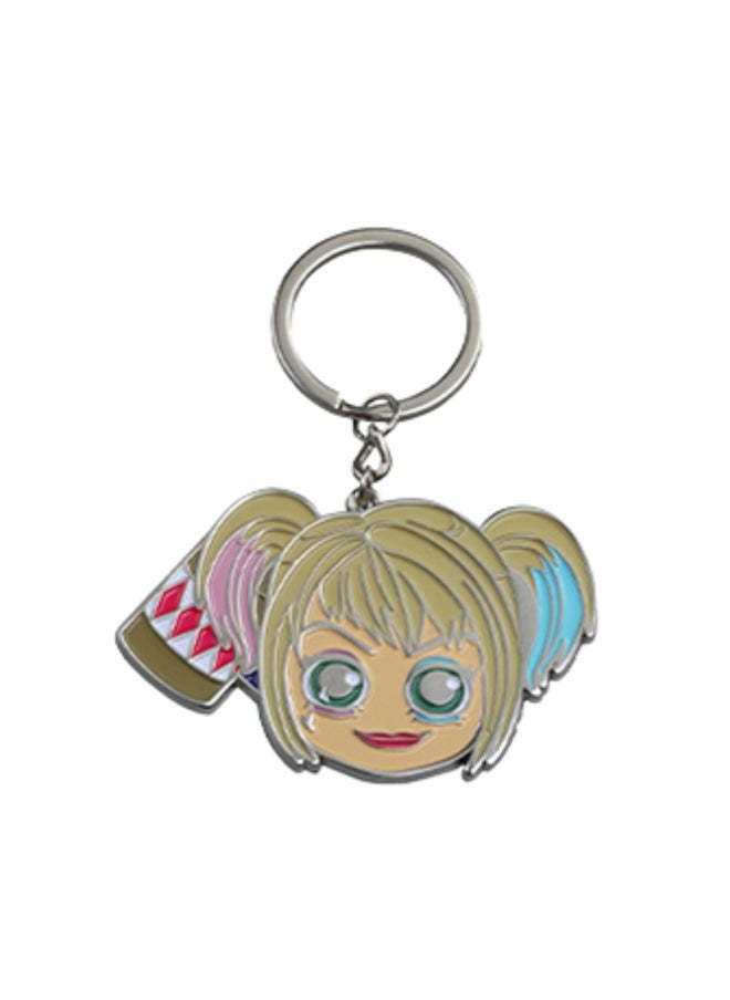 Hot Toys Harley Quinn Cosbaby Metal Keychain 