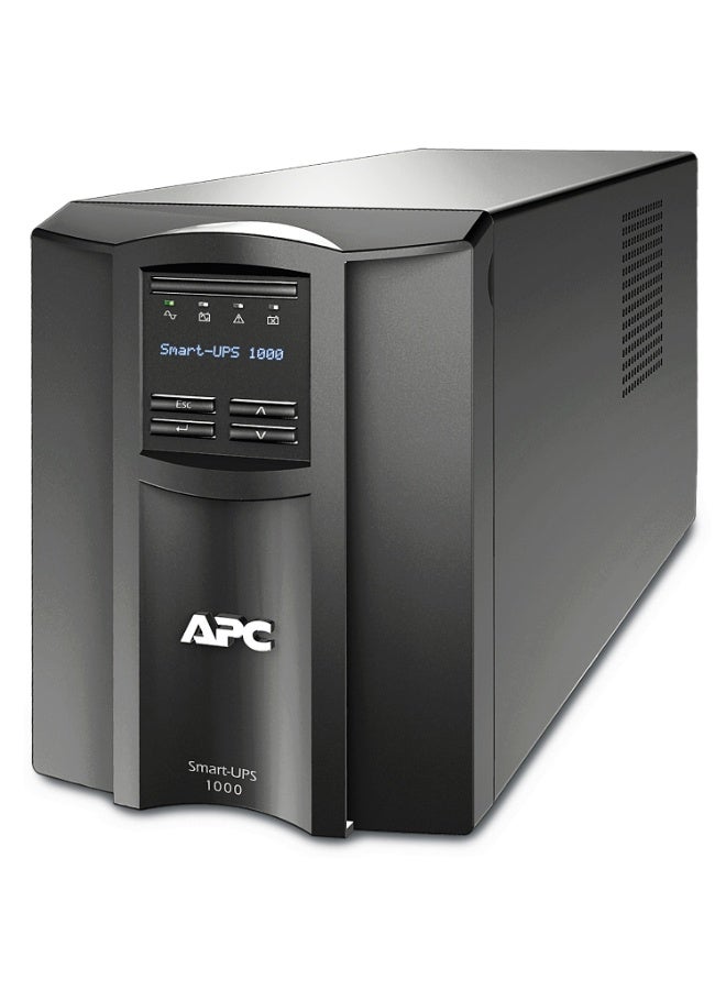 APC Smart-UPS 1000VA/700W 230V (Renewed) – Line Interactive Tower UPS | New Battery | Tested & Working | 8x IEC C13 Outlets | AVR & LCD Display | 10-Month Battery + 1-Year Service Warranty - Image 1