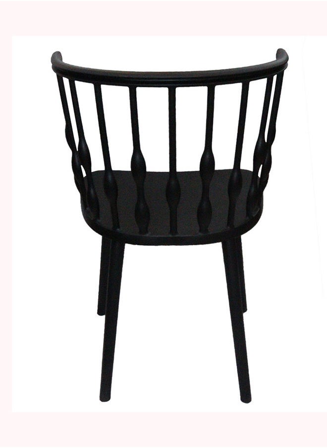 JILPHAR FURNITURE كرسي طعام كلاسيكي من جيلفار باللون الأسود  - Image 4