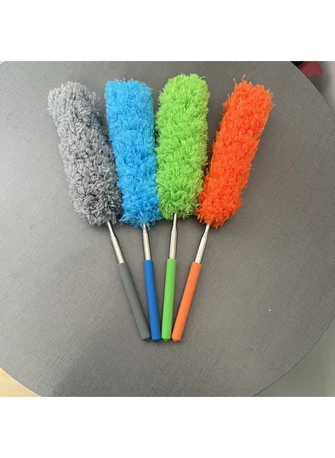 Orange Compact Stainless Steel Mini Dust Collector Easy Clean Electrostatic Magic Duster - Image 2