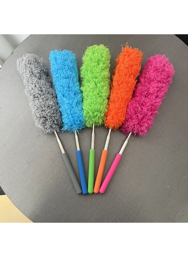 Orange Compact Stainless Steel Mini Dust Collector Easy Clean Electrostatic Magic Duster - Image 1