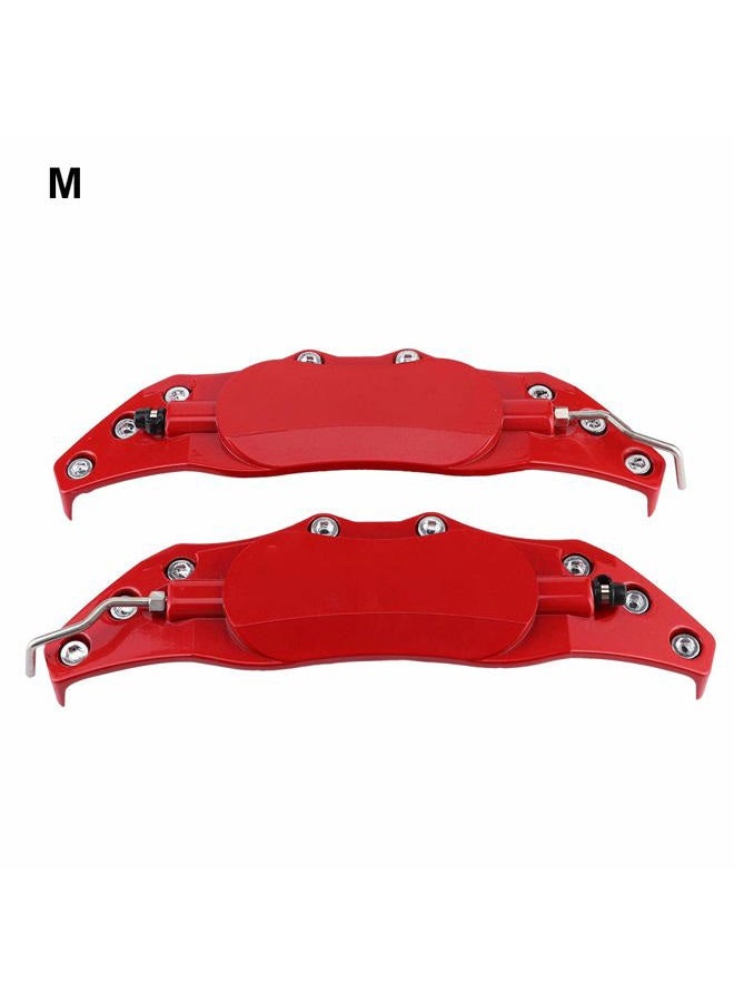 Tbest overlay caliper covers overlay caliper covers Calipers and accessories 2Pcs Car Universal Disc Brake Caliper Fake Covers Left amp Right Accessories RefitM (M) - Image 2
