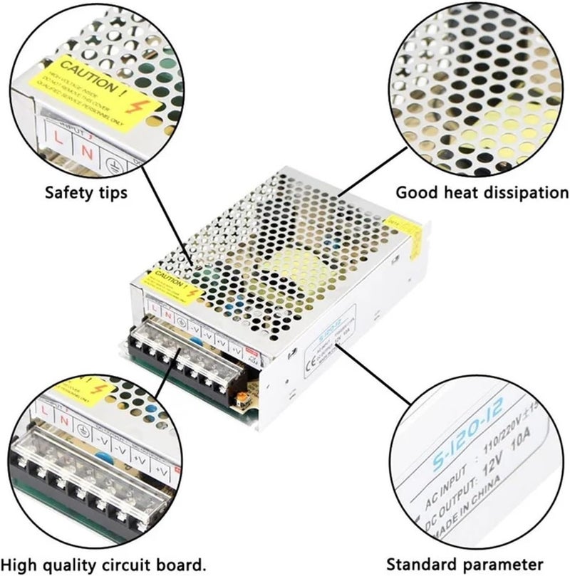 1 قطعة محول طاقة نيوترينت 5V 12V 24V مزود طاقة 220V إلى 5 12 24 فولت 5V 12V 24V نيوترينت SMPS (24V 6.5A 150W) - Image 2
