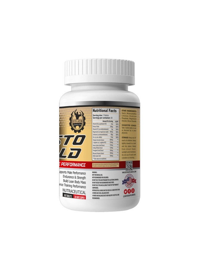 DEXTER JACKSON Dexter Jackson Testro Gold | 60 Tablets, 30 Days Supply  - Image 4