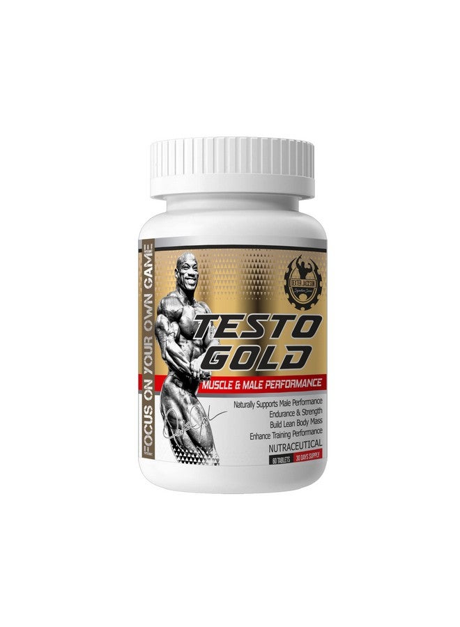 DEXTER JACKSON Dexter Jackson Testro Gold | 60 Tablets, 30 Days Supply  - Image 2