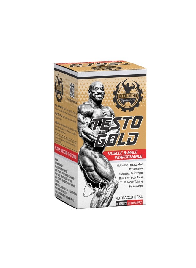 DEXTER JACKSON Dexter Jackson Testro Gold | 60 Tablets, 30 Days Supply  - Image 1