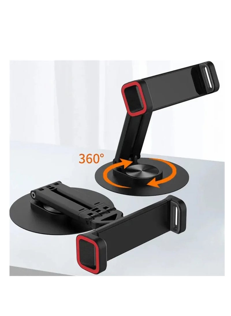 جيه ماري JMARY MK-63 قاعدة دوارة 360 درجة حامل سطح المكتب قابل للطي للهاتف اللوحي - Image 3