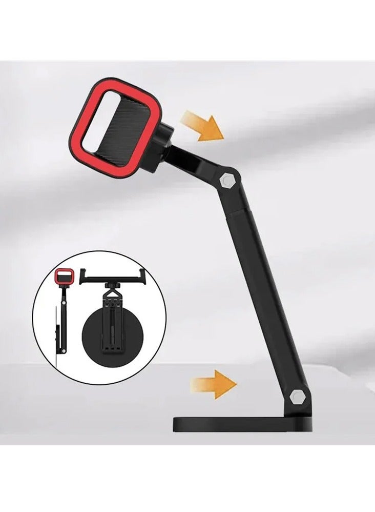 جيه ماري JMARY MK-63 قاعدة دوارة 360 درجة حامل سطح المكتب قابل للطي للهاتف اللوحي - Image 4