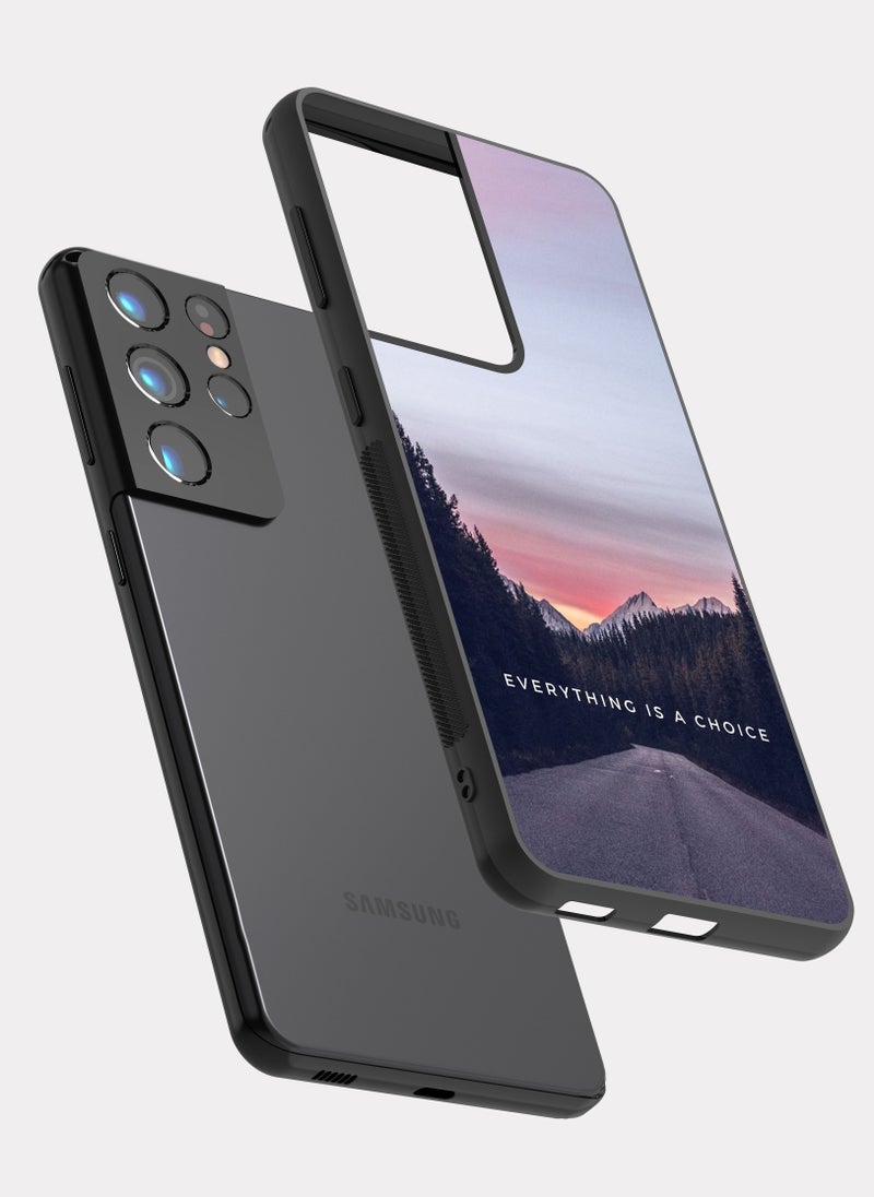 PXLAAT Samsung Galaxy S21 Ultra case cover Everything Is A Choice - Image 2