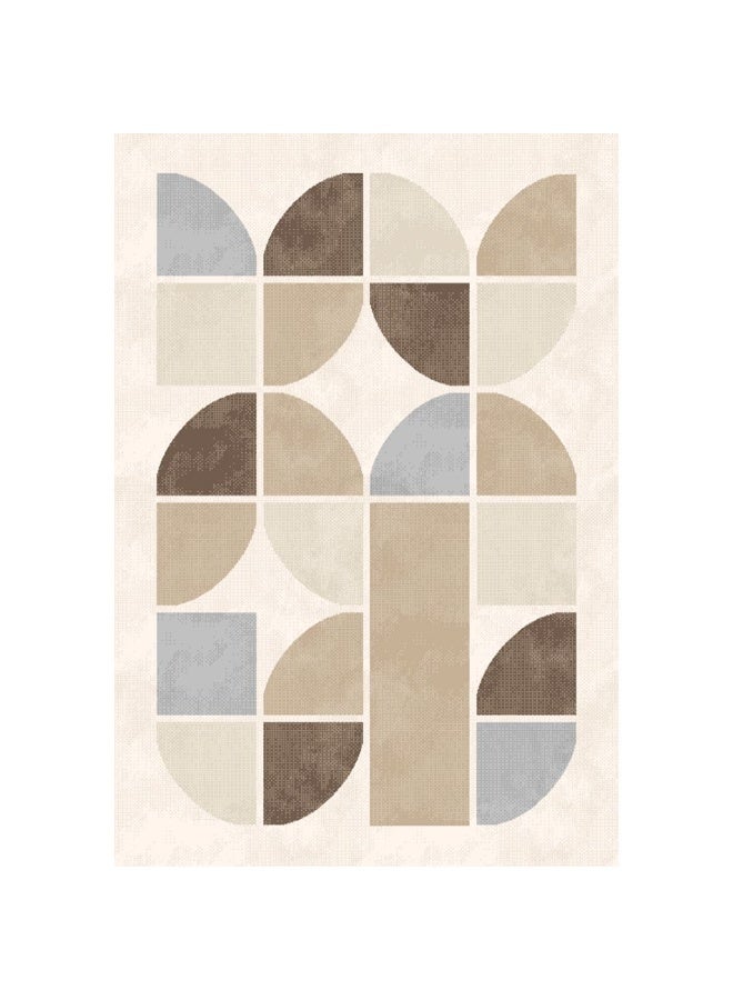 DANUBE HOME Sahara Modern Abstracts Rug | Washable Modern Rugs Style | Polypropylene + Polyester Area Rug Floor Covering | Indoor Carpet For Living Room Dining Bedroom 160X230cm-Brown-231200400586 - Image 5