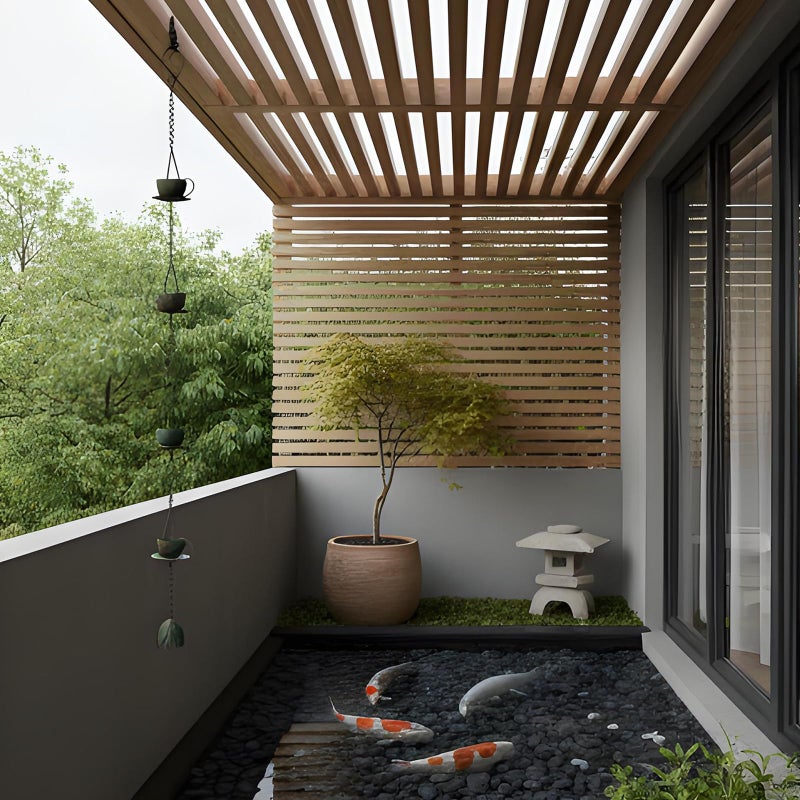 نظام تصريف مياه زخرفي لسلسلة المطر الأخضر لإدارة الحدائق - Image 5