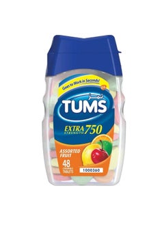 TUMS Tums Extra Strength 750mg 48 Chewable Tablets 