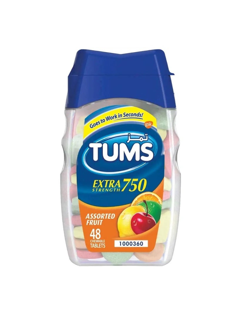 تومز تمز مضاعف القوة 750 مجم 48 قرص