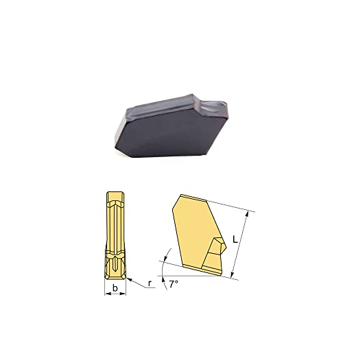 CDBP GTN-4 (SP400) CNC Grooving & Cut Off Carbide Inserts Steel Fit for SPB426/36, PVD Coated, 10pcs - Image 5