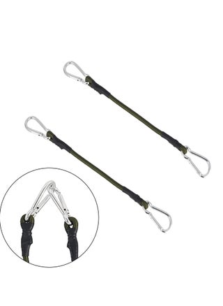 2 Pcs Heavy Duty Carabiner  Bungee Cord, Waterproof Bungee Cords, Extra Strong and Durable Elasticated Cord, Suitable for Tarps, Bike Rack, Tent, Car - pzsku/Z5D5AF3A0713B5F4500C6Z/45/_/1728467441/228c4a48-8597-449b-95c2-2341c0421fb6