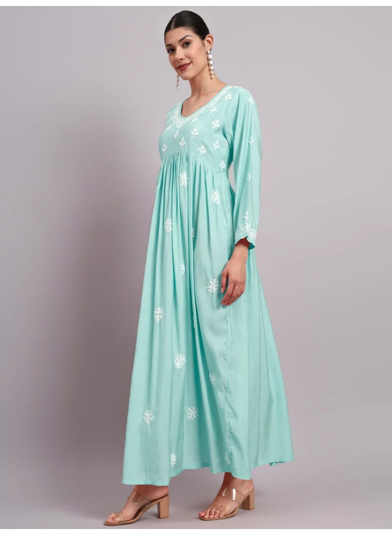 Alaya Hand Embroidered Chikankari Chanderi Jalabiya-AL4087