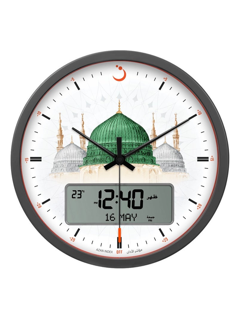 Al Fajr ساعة الأذان الحائطية CR-23  - Image 1