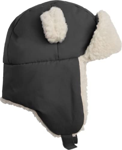 7 A.M Benji Sherpa Lined Hat & Mittens - Unisex Vegan Winter Set, Waterproof - Image 3