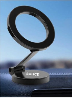 BOLICE Universal Magnetic Car Phone Holder | 1080° Rotatable Dashboard Mount with Ultra-Strong Magnets u0026 Secure Adhesive | MagSafe Car Mount for iPhone 15 14 13 12, Samsung S24 S23, Pixel, OnePlus u002  - Image 1