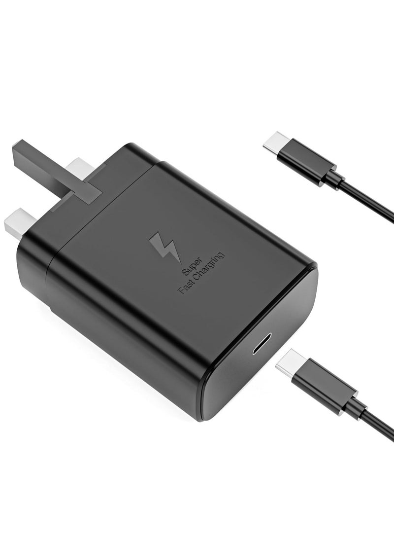 2024 45W USB-C Super Fast Charger for Samsung Galaxy S24 Series  Galaxy Tab – PPS Wall Charger 3.0 - Image 1