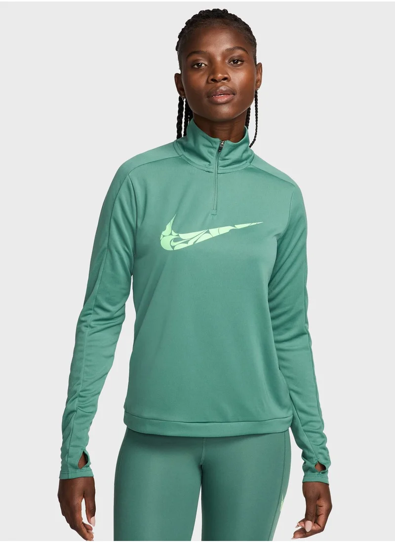 Nike Dri-Fit Swoosh Hybrid T-Shirt