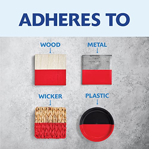 Rust-Oleum 334094 Painter's Touch 2X Ultra Cover Spray Paint, 12 oz, Satin Apple Red - Image 5