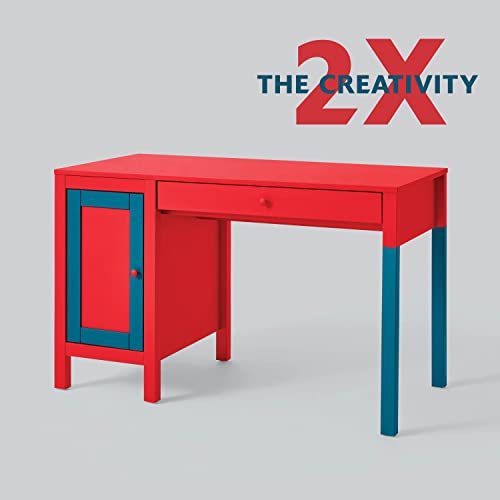 Rust-Oleum 334094 Painter's Touch 2X Ultra Cover Spray Paint, 12 oz, Satin Apple Red - Image 4