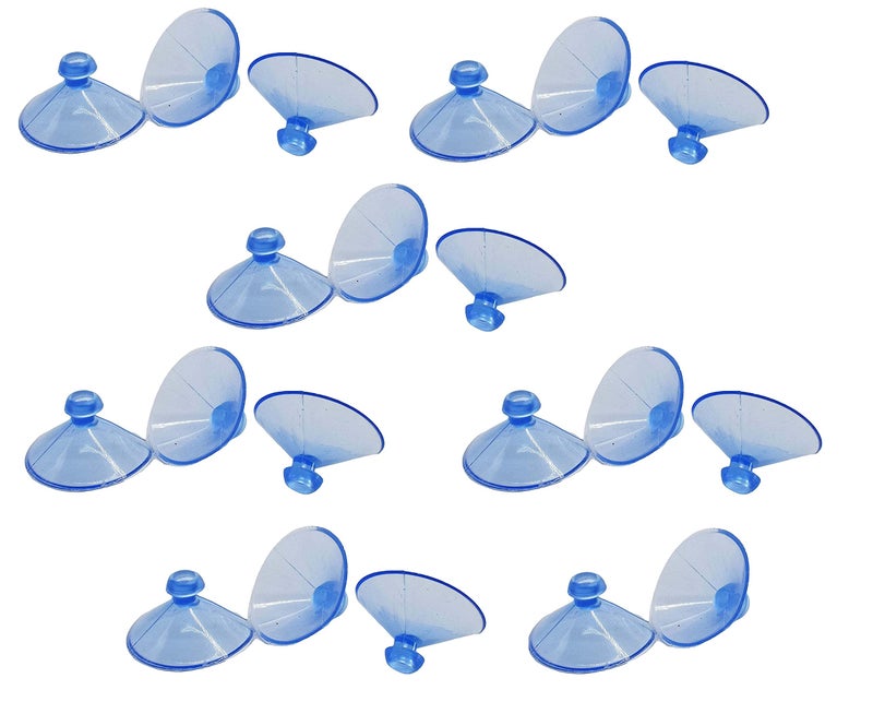 RAB Rubber Glass Shelf Button Suction Cup - Code Vacum Butt 4 no - (Transparent) - Pack of 20 Piece - Image 1