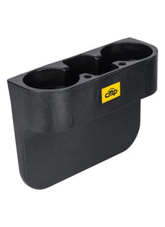 CMP Multi-Purpose Cup Holder, Plastic cup and phone holder for the car, Black, Size28*10*21Cm  - Image 1