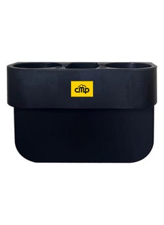 CMP Multi-Purpose Cup Holder, Plastic cup and phone holder for the car, Black, Size28*10*21Cm  - Image 3