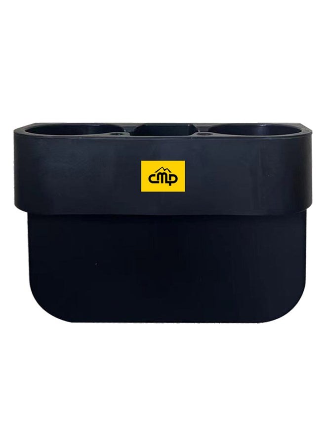 CMP - Multi-Purpose Cup Holder, Plastic cup and phone holder for the car, Black, Size28*10*21Cm - Image 1