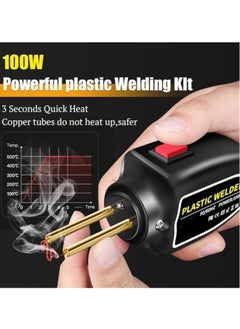 Generic 100W Mini Plastic Welding Machine, Car Bumper Repair Kit, 200pcs, 4 types of flat/wave/outer corner heat clips for repairing cracks  - Image 3