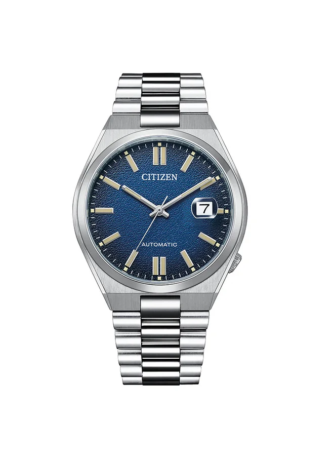 سيتيزن Men's Analog Round Shape Stainless Steel Wrist Watch NJ0151-88L 40 Mm