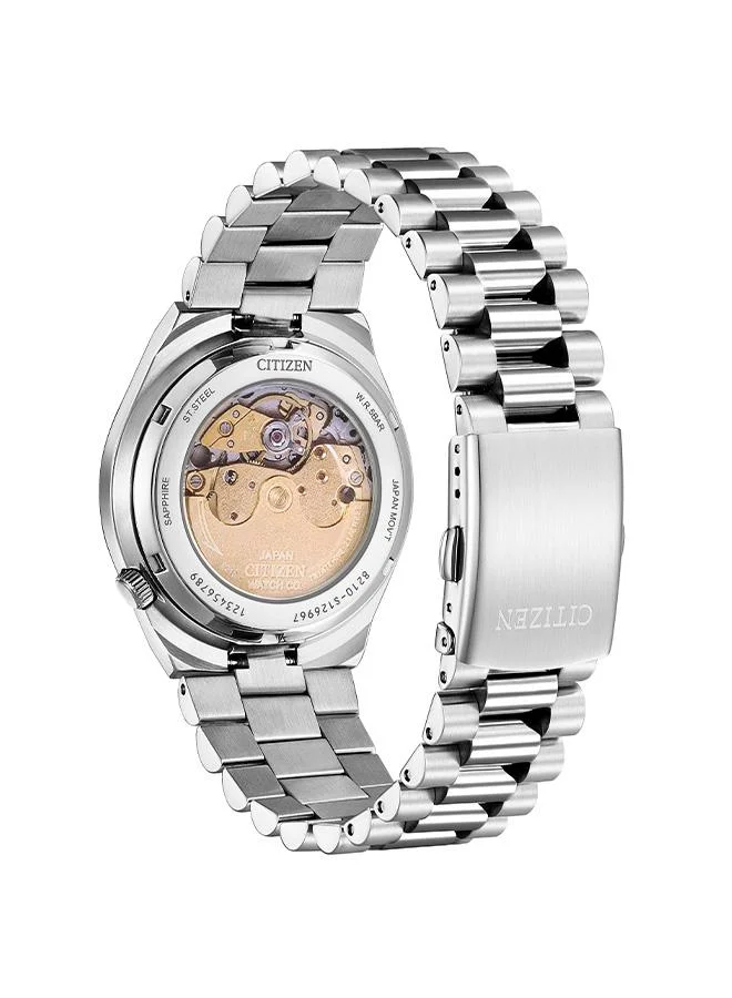 CITIZEN Men's Stainless Steel Strap Mechanical Men Watch NJ0151-88L - 40 mm
