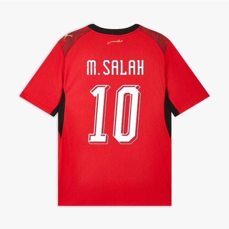 Egypt قميص كرة القدم المنزلي لبطولة كأس العالم 2026، مصر، صلاح رقم 10 - نسخة المشجع - Image 2