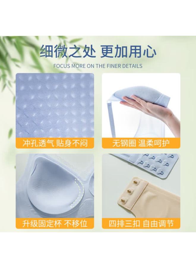 Langsha Women's Ultra-thin Seamless Bra, Push-up For Small And Minimizing Large Lift And Support, Prevent Sagging And Side Bulge