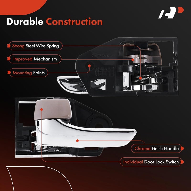 A-Premium Interior Door Handle for Toyota Avalon 2005-2012 - Image 4